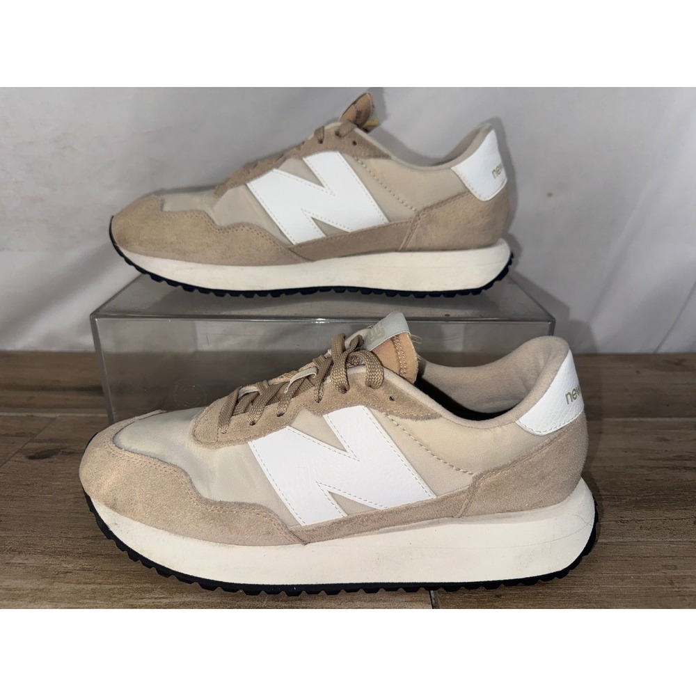 New Balance 237 WS237YB Beige Suede‎ Nylon Men's Sneakers Shoes Size 10